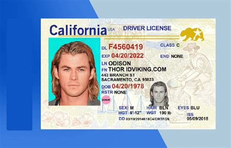 Drivers License Psd Template