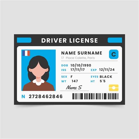 Drivers License Template