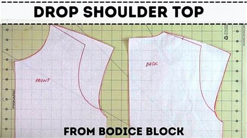 Drop Shoulder Pattern