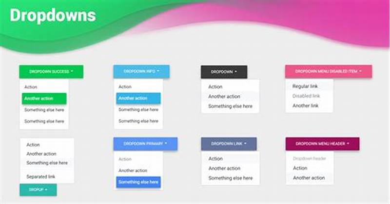 Dropdown Form Bootstrap