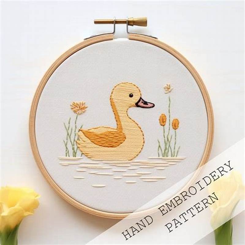 Duck Embroidery Pattern