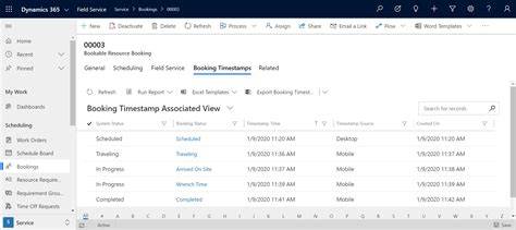 Dynamics 365 Field Service Booking Assignment