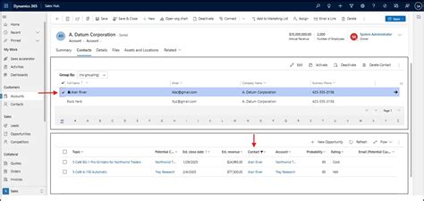 Dynamics 365 Subgrid Properties