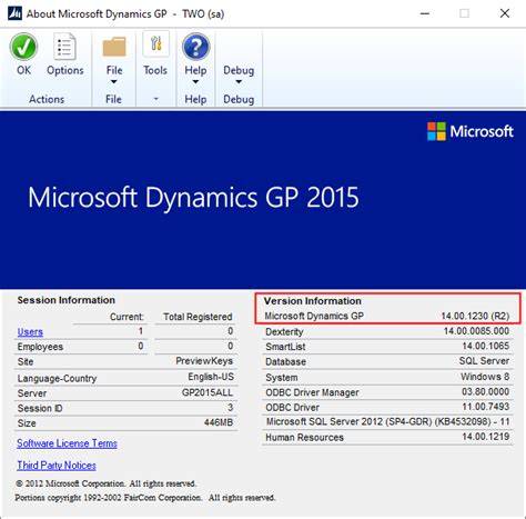 Dynamics GP Data Integrity Alert