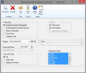 Dynamics GP Reconcile Utilities