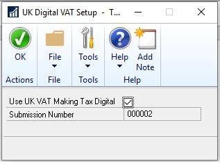 Dynamics GP tax setup
