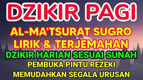 Dzikir Pagi Sugro