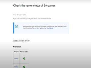 EA Server Status