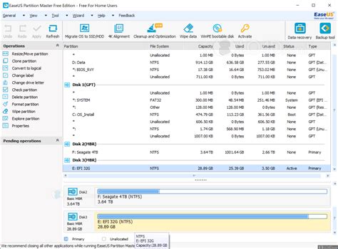 EaseUS Partition Master