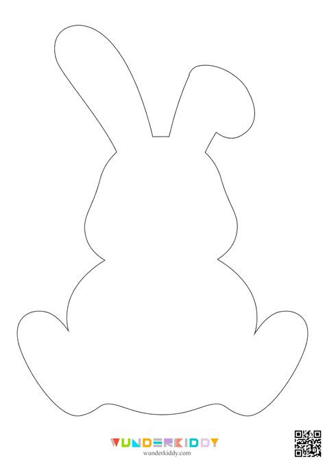 Easter Bunny Cut Out Template