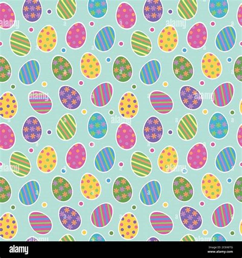 Easter Pattern Background