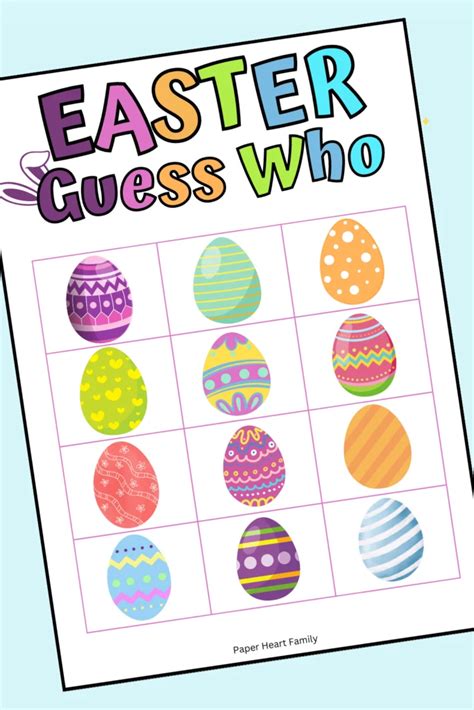 Easter Printable Games