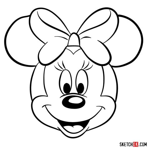 Easy Drawings Of Minnie Mouse