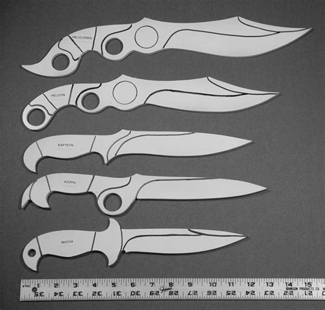 Easy Knife Templates