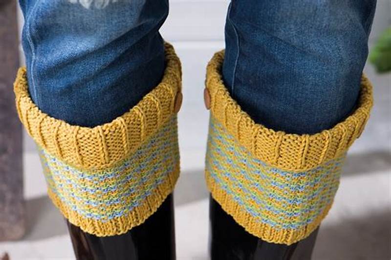 Easy Knitting Pattern For Boot Toppers