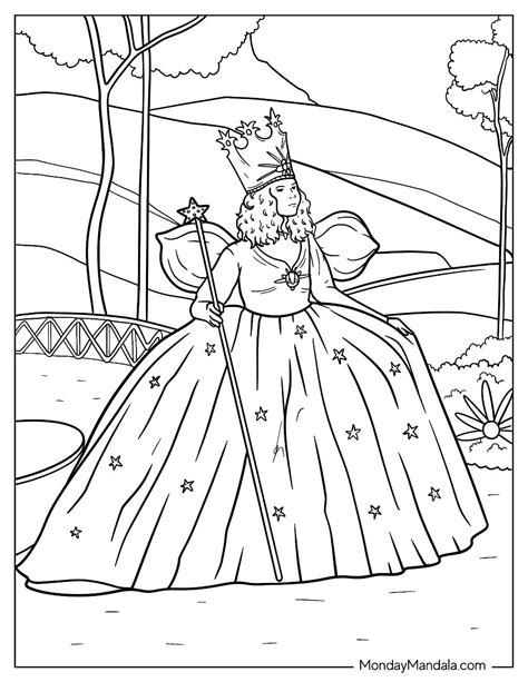 Easy Printable Wizard Of Oz Coloring Pages