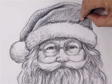 Easy Santa To Draw