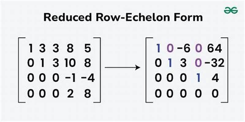Echelon Form Examples