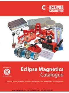 Eclipse Magnetics Catalogue