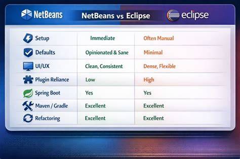 Eclipse vs NetBeans Comparison