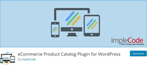 Ecommerce Product Catalog Plugin For Wordpress