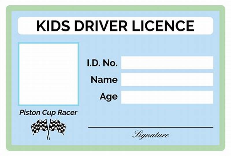 Editable Drivers License Template