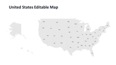 Editable Us Map Template