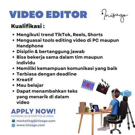 Editor Video Kerja