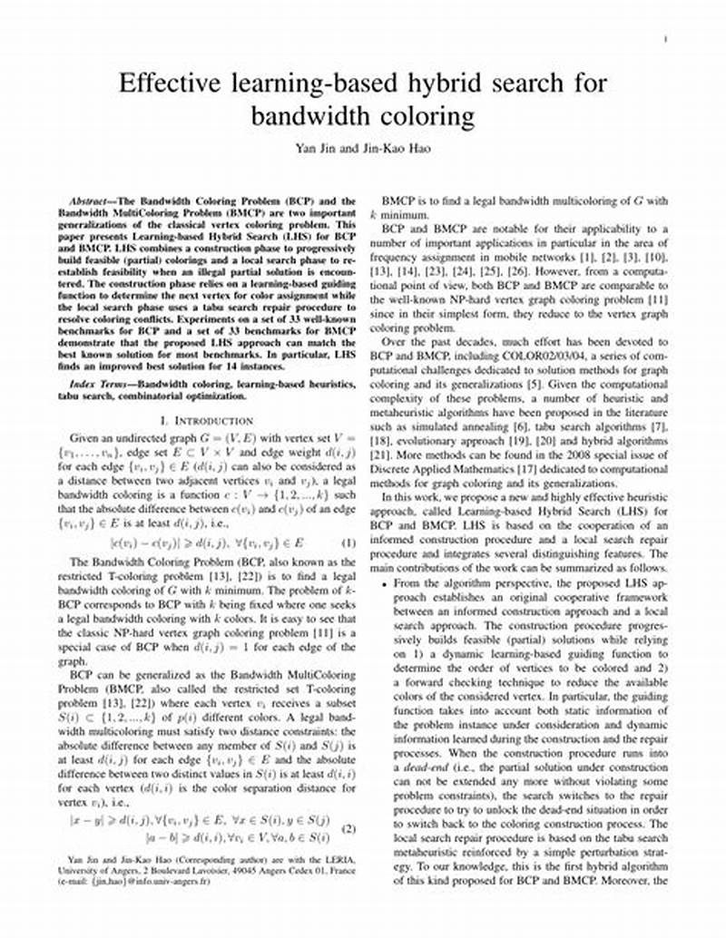 Effective Learning-based Hybrid Search For Bandwidth Coloring