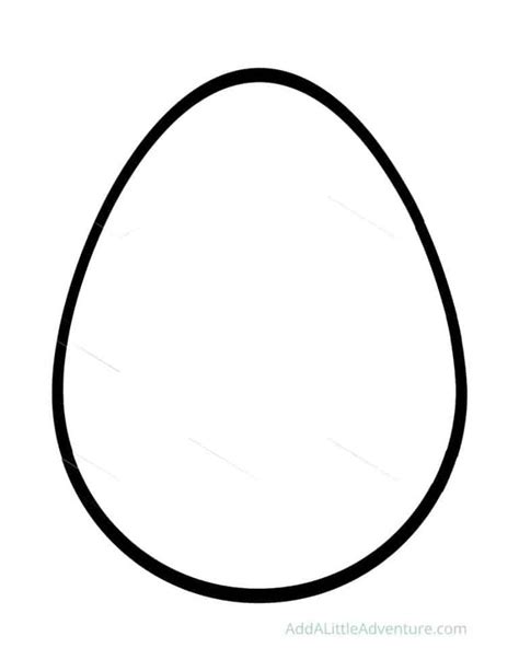 Egg Shape Template