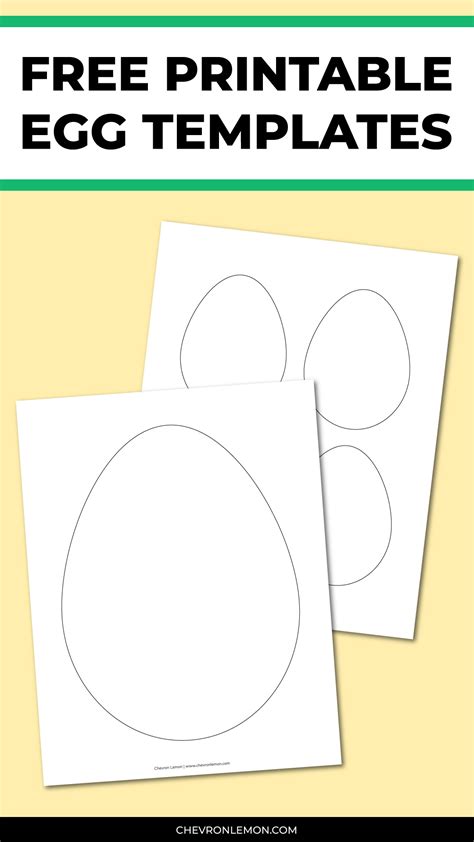 Egg Template Free Printable