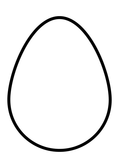 Egg Template Printable