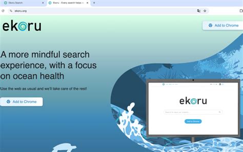 Ekoru Eco-Friendly Search Engine