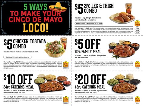 El Pollo Loco Coupons Printable Free
