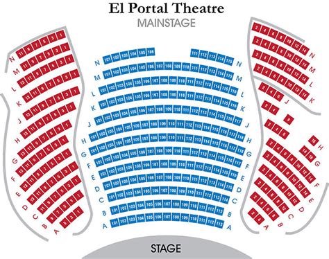 El Portal Theater Seating Chart