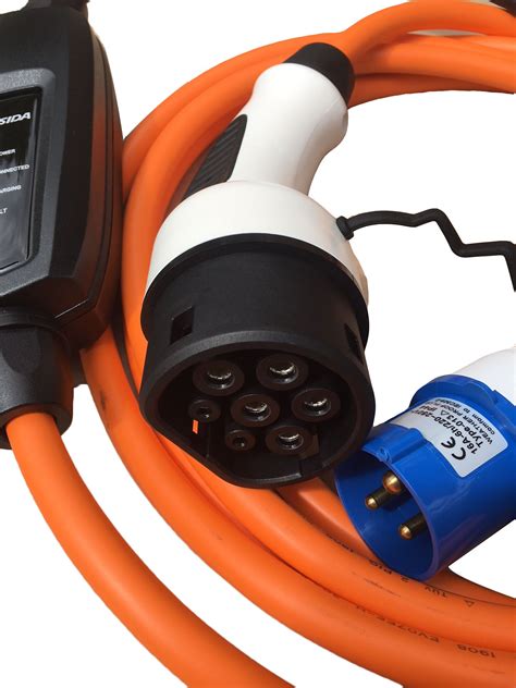 Electric car charging safety correct cable