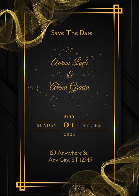 Elegant Wedding Invitation Templates