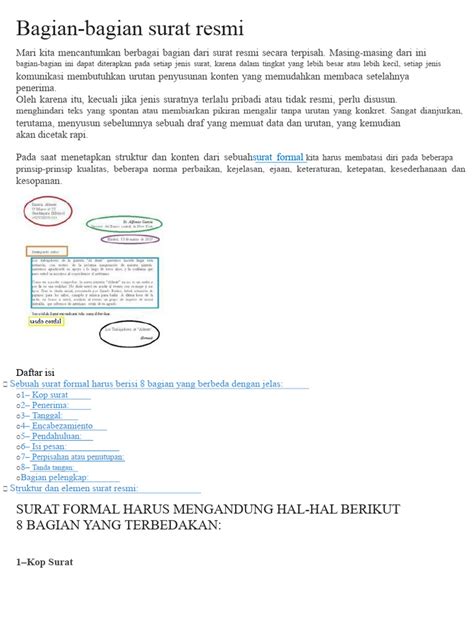 Elemen-Elemen Penting dalam Surat Resmi