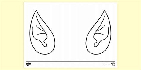 Elf Ear Template