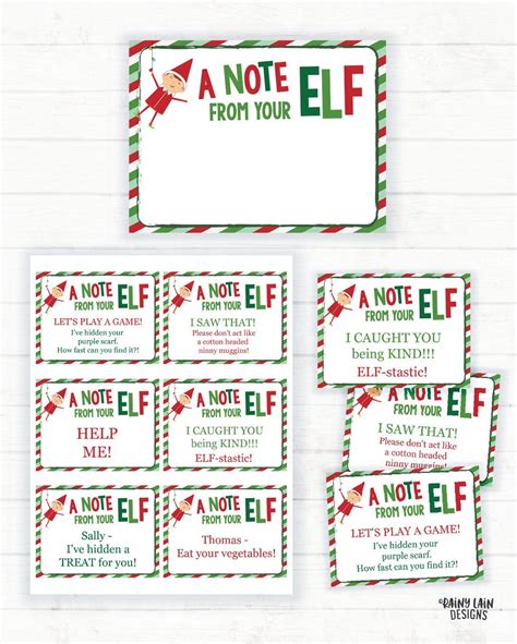 Elf Note Template