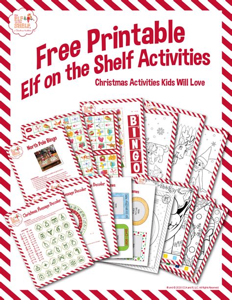 Elf On The Shelf Printable