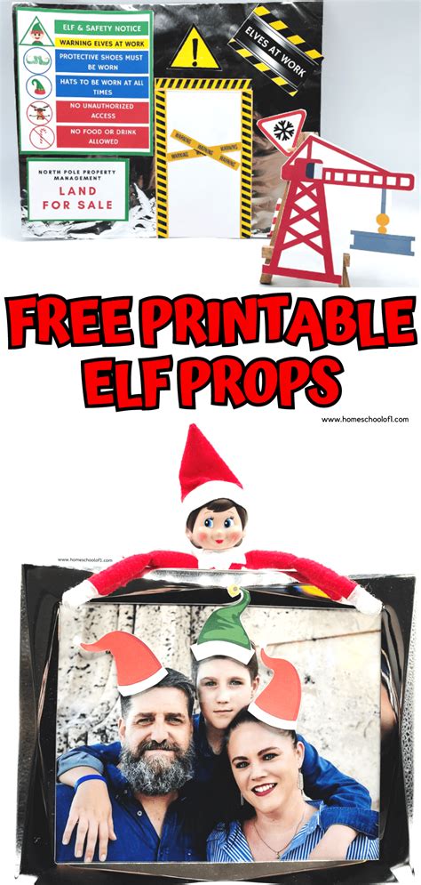 Elf On The Shelf Printable Props Free