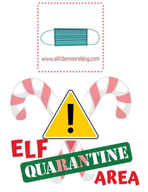 Elf On The Shelf Quarantine Free Printable