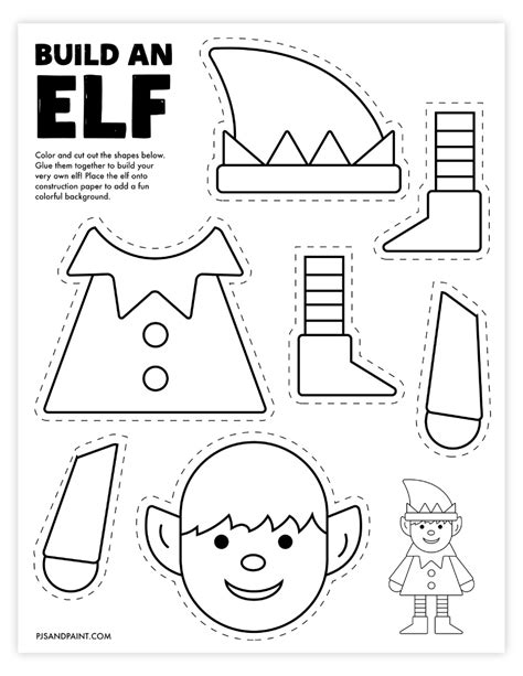 Elf Template Cut Out