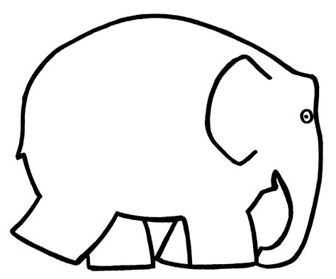 Elmer The Elephant Template