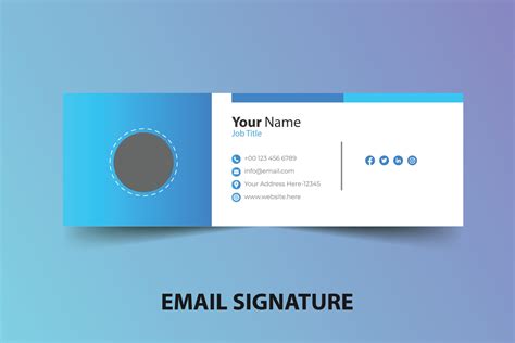 Email Signature Design Template