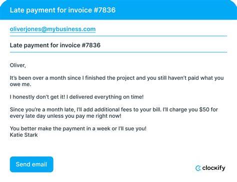 Email Template Asking For Late Payment Hello Bonsai