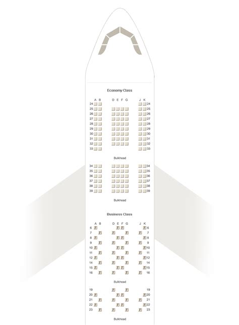 Emirates Seating Chart