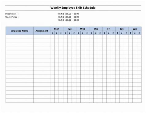 Employee Hour Tracking Template