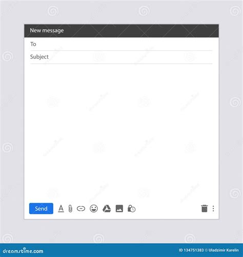 Empty Email Template